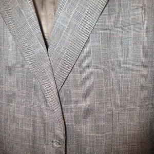 Bill Blass - Glen Plaid Suit Jacket - Sz 42